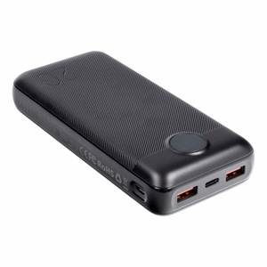 Išorinė baterija POWER BANK VEGER (L20S) 20000mAh (2xUSB; 1xType-C; QC3.0 20W) juoda