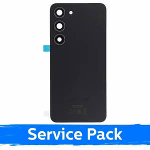 Galinis dangtelis suderinamas su Samsung S911 S23 / Phantom juoda / (Service Pack)