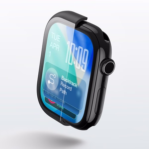 AmazingThing Radix grūdintas stiklas su dėklu Apple Watch Series 11 42mm - Juodas