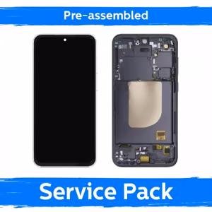 LCD дисплей для Samsung S711 S23 FE с рамкой / кремовый (Mint/Graphite/Purple/Indigo/Tangerine) / (Service Pack, в сборе)