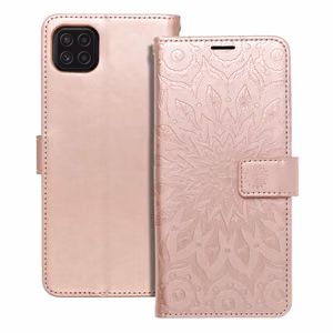 MEZZO Dėklas telefonui SAMSUNG A22 5G mandala rožinis auksas
