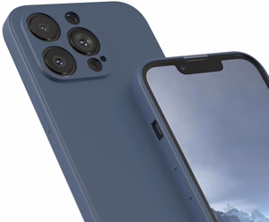 Чехол жидкий силикон 1,5мм Xiaomi Redmi 12 Redmi Note 12R Poco M6 Pro 5G тёмно-синий
