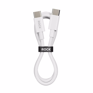 Rock Кабель P8 Basic Series - Type C to Type C - PD 60W 3A 1 метр белый
