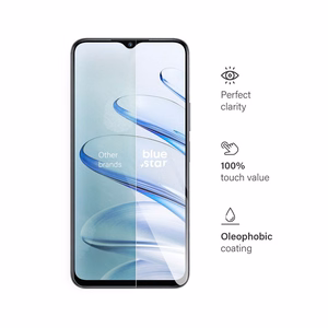 Закалённое стекло для Honor 70 LITE Blue Star