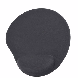 MP-GEL-BLACK 260x220 pelės kilimėlis su riešo atrama, juodas