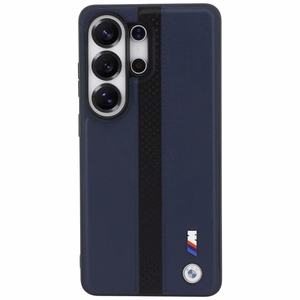 BMW Perforated Stripe Logo MagSafe чехол для Samsung Galaxy S26 Ultra тёмно-синий