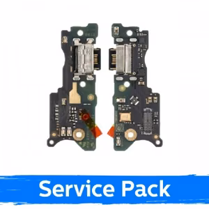 Charging Port Compatible with Xiaomi Redmi 10 / Redmi 10 (2022) with flex / silver (Service Pack)