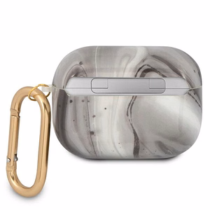 Guess GUAPUNMK чехол AirPods Pro чёрный/чёрный Marble Collection