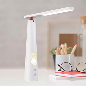 Desk LED Lempa 7.5W with bunny light PURE FLB-150 ELENA baltas Forever Light