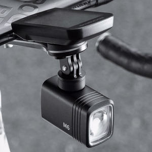 Rockbros M6 1000 lm front rechargeable bike light 2800 mAh - black