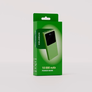 COLORUM išorinė baterija 10 000 mAh CPB10-04 xŽalia