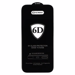 Tel Protect Full Glue 6D Tempered Glass for XIAOMI REDMI 13C 4G/5G / poco c65 BLACK