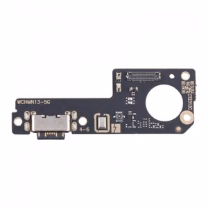 Charging port compatible with Xiaomi Redmi Note 13 5G with flex / silver OEM