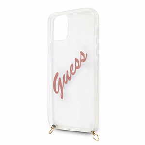 Guess GUHCP12SCRTVSPI iPhone 12 mini 5.4" pink/pink hardcase Script Vintage