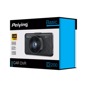 Автомобильный видеорегистратор Peiying Basic D200 2.5K