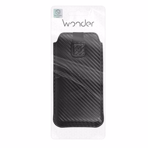 Wonder CARBON Case (Size M) for Iphone 5/Nokia 215 4G/225/5310 2020 BLACK