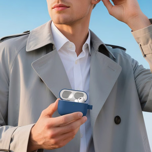 Защитный чехол AmazingThing Glamour для AirPods Pro 3 — синий