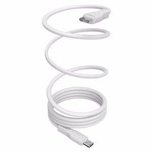 Puro Magnetic кабель USB-C - USB-C 60W USB 3.2 (20 Gbps) 1м магнитный - белый