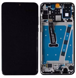 LCD ekranas Huawei P30 Lite 48MP su lietimo ekranu ir rėmeliu Midnight Black ORG