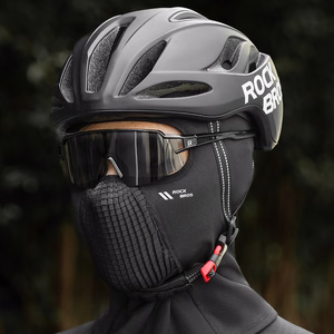 Rockbros LF25699 flisinė dviratininko balaklava – juoda