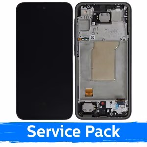 Ekranas skirtas Samsung A356 A35 5G su rėmeliu / Navy / (Service Pack) +INCLUDING BATTERY