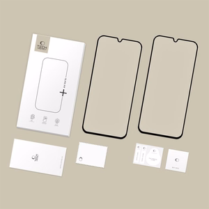 Tech-Protect Glass Fit+ 2-pack tempered glass for Samsung Galaxy A16 4G / 5G / A26 5G / A17 4G / 5G - black