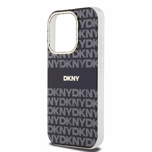 DKNY IML Mono & Stripe MagSafe dėklas telefonui skirtas iPhone 14 Pro - juodas