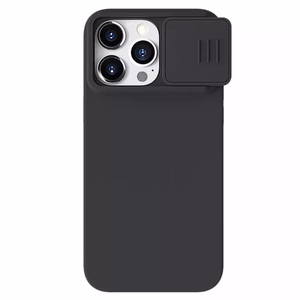 Nillkin CamShield Silky Silicone Case for Iphone 15 Plus black