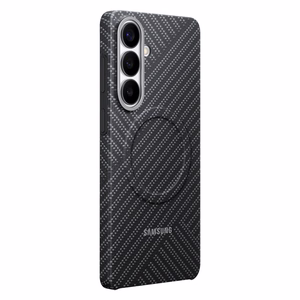 Samsung Carbon Magnet dėklas Samsung Galaxy S26+, suderinamas su MagSafe – pilkas