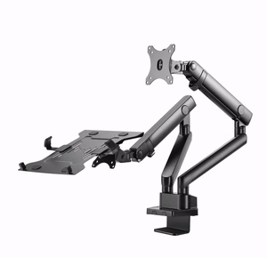 Gembird MA-DA3-02 monitoriaus laikiklis arba stovas 81,3 cm (32") Stalas Juoda