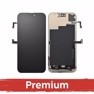 LCD Display Compatible With iPhone 15 Pro Black (Hard OLED / Premium) /*Removable IC*/