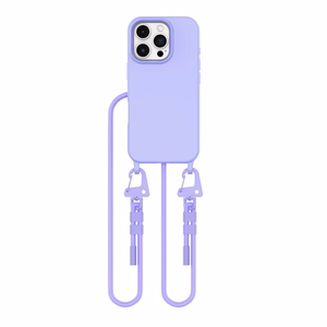 Tech-Protect MagNecklace MagSafe dėklas telefonui su kaklajuosta iPhone 16 Pro - violetinis (m)