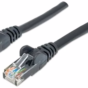 Intellinet 342070 tinklo kabelis Juoda 3 m Cat6 U/UTP (UTP)