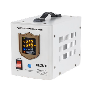 KEMOT PROsinus-500 pure sine wave UPS inverter with charging function, 12 V/230 V, 500 VA/300 W