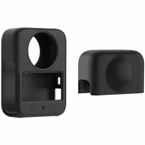 PULUZ силиконовая крышка объектива для DJI Osmo 360 (чёрный)