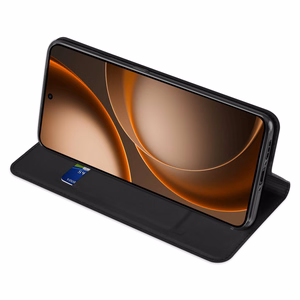 Dux Ducis „Skin Pro“ atverčiamas dėklas, skirtas „OPPO Find X9 Ultra“ – juodas