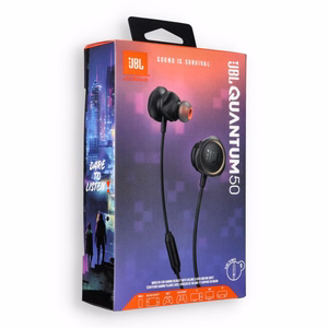 Laidinės ausinės Jack 3,5 mm Quantum 50 QUANTUM50BLK juodos