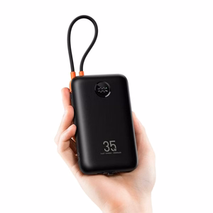 Powerbank Veger K2 (W2068) PD QC3.0 35W 20000 mAh with built-in Type C cables / Lightning black