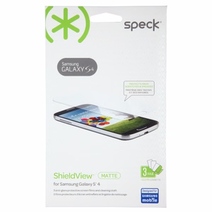 Матовые защитные плёнки Speck ShieldView для экрана Samsung Galaxy S4, 3 шт.