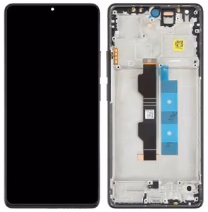 LCD screen Xiaomi Redmi Note 13 Pro 4G / Poco M6 Pro 4G with touch screen with frame Black/Blue original (service pack)