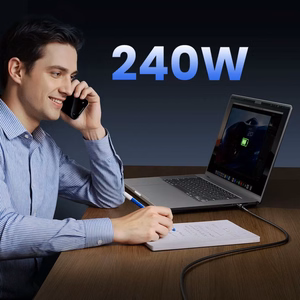 Orico USB4 Thunderbolt 5 кабель 80Gbps 240W USB-C to USB-C 2m - черный