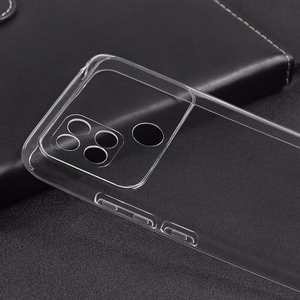 Dėklas Xiaomi Poco C40, Ultra Slim 0,5 mm galinis dėklas, skaidrus