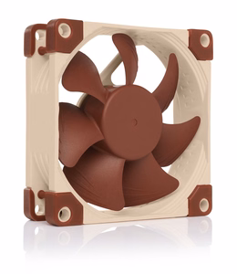 Noctua NF-A8 PWM Kompiuterio aušinimo sistema Kompiuterio korpusui Ventiliatorius 8 cm Rusvai gelsvas, Ruda