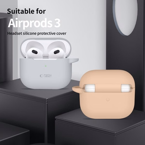 Tech-Protect silikoninis dėklas ausinėms Apple AirPods 3 - žalias