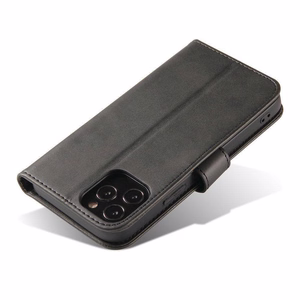 Magnet Case элегантный чехол с откидной крышкой и функцией подставки для Motorola Moto G Stylus 2022 чёрный