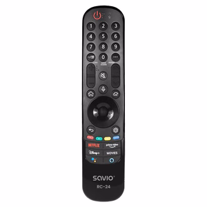 SAVIO RC-24 Universalus/pakaitinis nuotolinio valdymo pultas LG televizoriams – SMART TV
