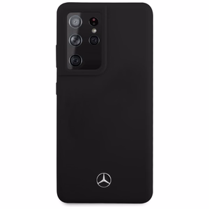Mercedes Silicone Line Case for Samsung Galaxy S21 Ultra - Black