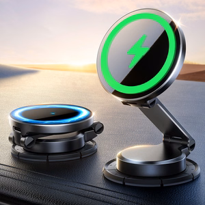 Automobilinis laikiklis-įkroviklis Joyroom JR-ZS408 (dashboard) 15W juodas