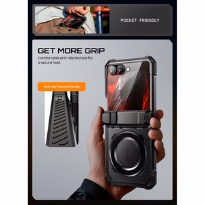 Чехол Supcase UB Grip Mag MagSafe для Samsung Galaxy Z Flip 8 - черный