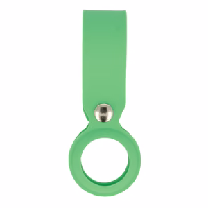 Silicone loop for AirTag green